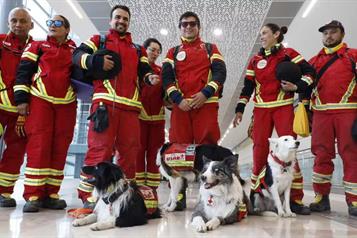 Regresan rescatistas tras misi&oacute;n en Venezuela