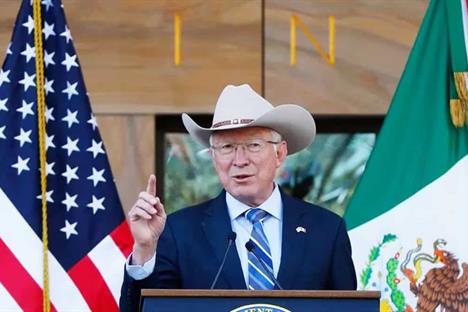 Responde Ken Salazar a los cuestionamientos de Claudia Sheinbaum Responde Ken Salazar a los cuestionamientos de Claudia Sheinbaum
