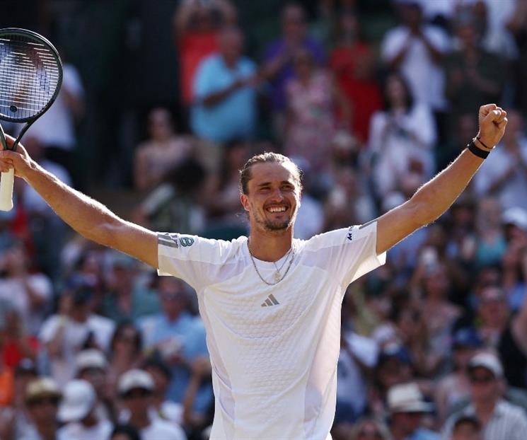 Avanza Zverev a semifinales de Wimbledon