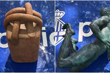 Detienen a dos por robo de esculturas en Barcelona