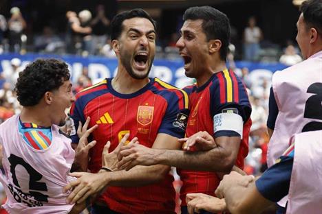 Mikel Merino mete a España en semifinales del Mundial 2026 Mikel Merino mete a España en semifinales del Mundial 2026