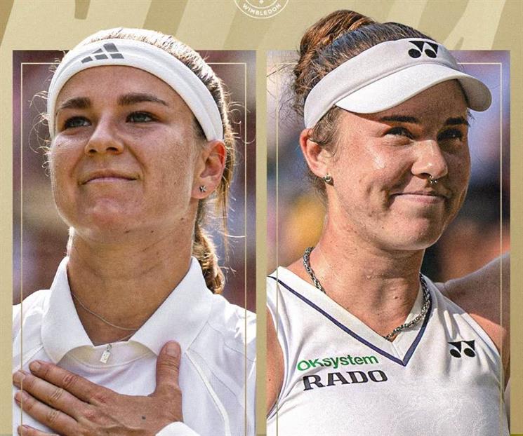 Avanzan Noskova y Muchova a final en Wimbledon Avanzan Noskova y Muchova a final en Wimbledon