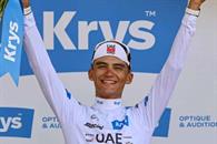 Isaac del Toro sigue firme en el podio del tour de Francia