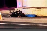 Muere tras derrapar en su moto en la Nacional