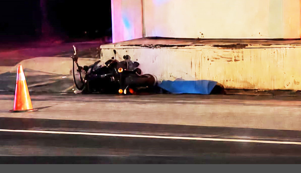 Muere tras derrapar en su moto en la Nacional