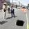 Aparece socav&oacute;n en concurrida arteria vial de Escobedo