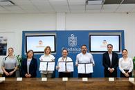 Firman convenio de colaboración Guadalupe y el INDE Firman convenio de colaboración Guadalupe y el INDE