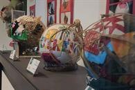 Metro CDMX presenta exposición de balones decorados del Mundial Metro CDMX presenta exposición de balones decorados del Mundial