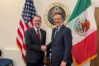 Recibe el titular de comercio de EU a Marcelo Ebrard Recibe el titular de comercio de EU a Marcelo Ebrard