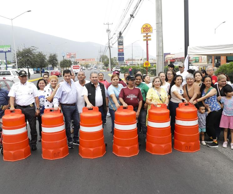 Entrega Escobedo cuarta etapa de rehabilitación de avenida Raúl Sal Entrega Escobedo cuarta etapa de rehabilitación de avenida Raúl Sal