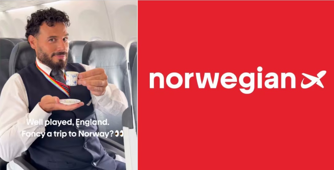 Norwegian Air luce logo de British Airways tras perder apuesta Norwegian Air luce logo de British Airways tras perder apuesta
