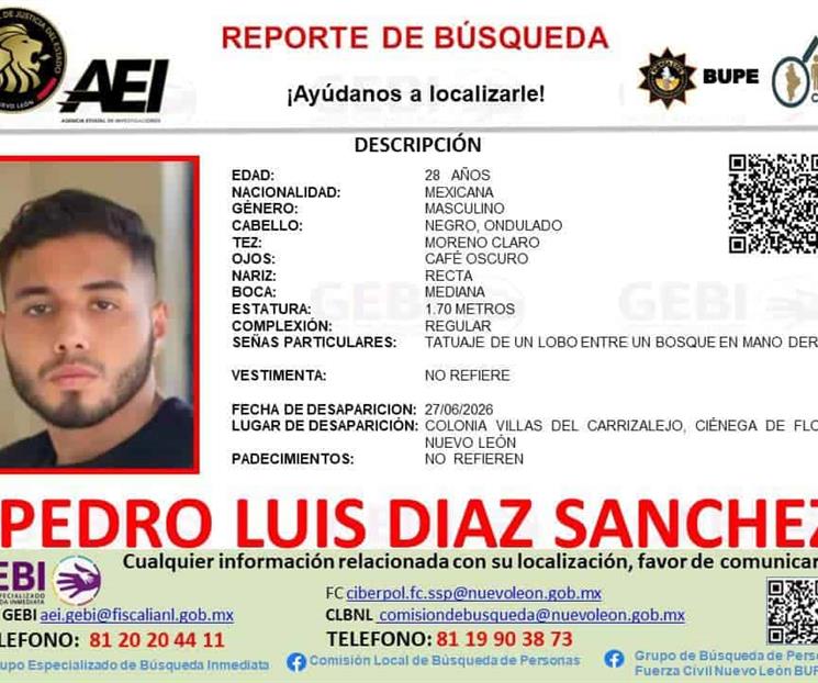Encuentran a desaparecido en Ci&eacute;nega de Flores