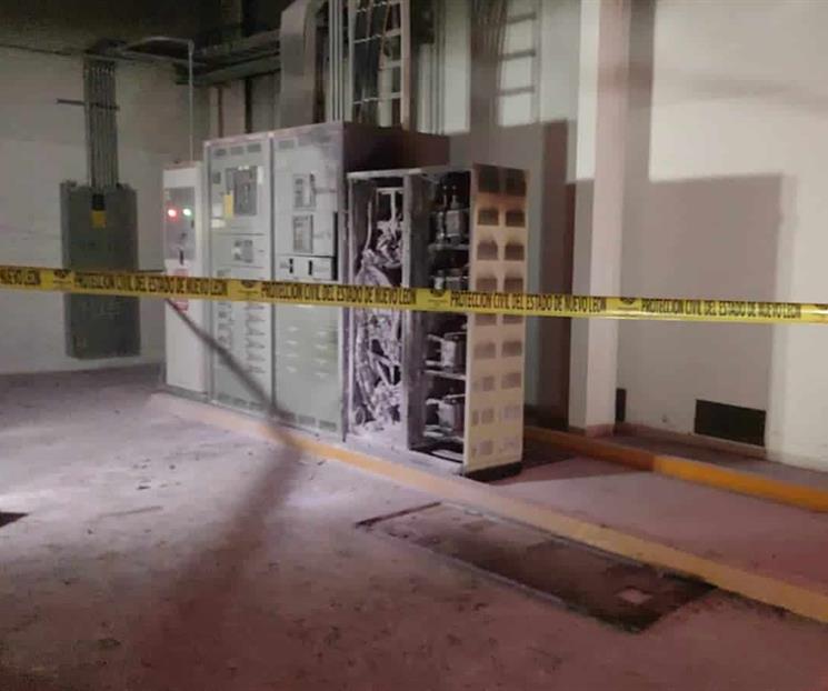 Moviliza incendio en empresa de Escobedo