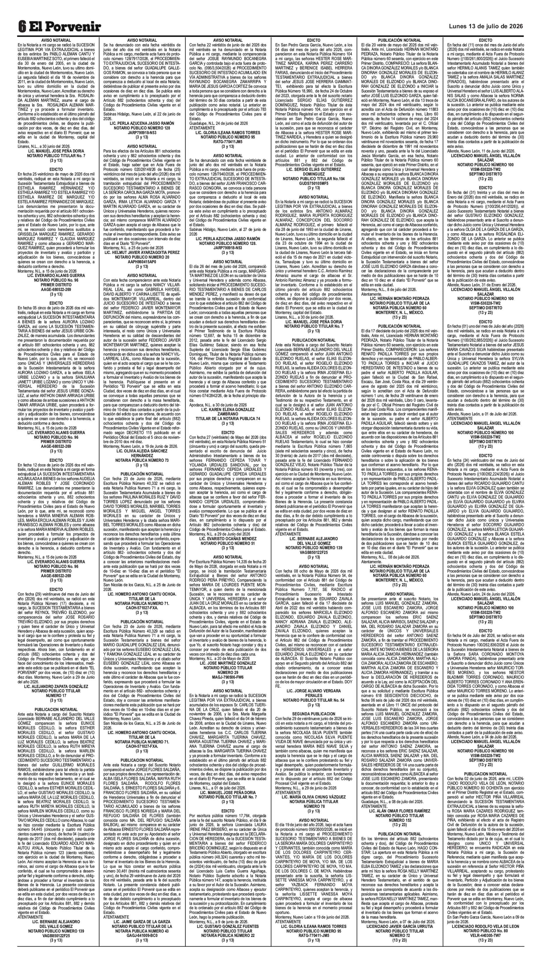 Edictos