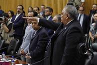 Entre reclamos, Somos M&eacute;xico y PAZ toman protesta ante el INE
