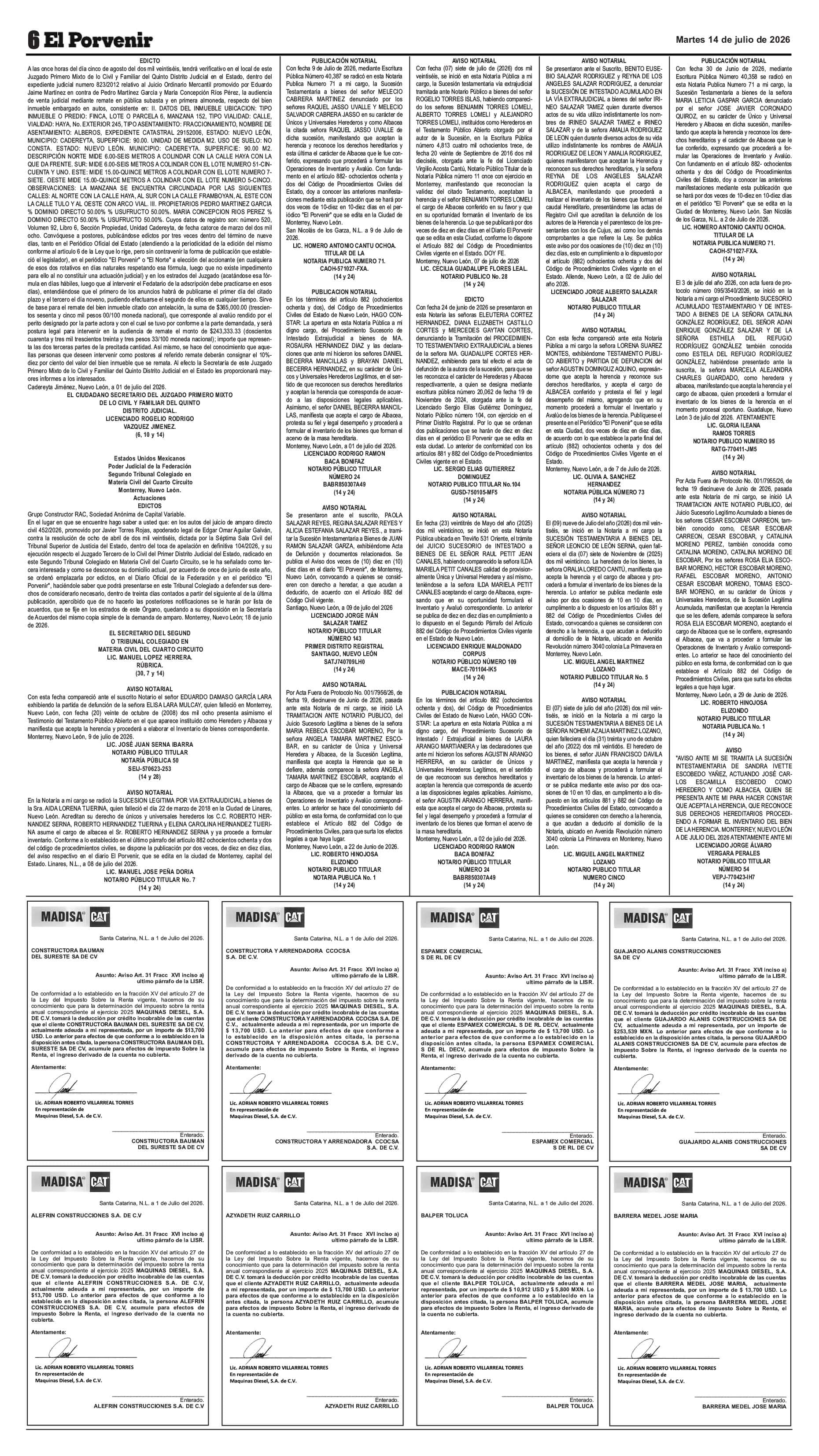 Edictos