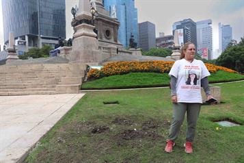 Retiran del &Aacute;ngel antimonumento por desaparecidos