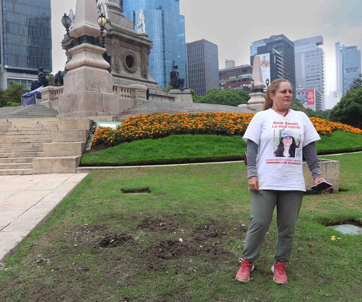 Retiran del &Aacute;ngel antimonumento por desaparecidos
