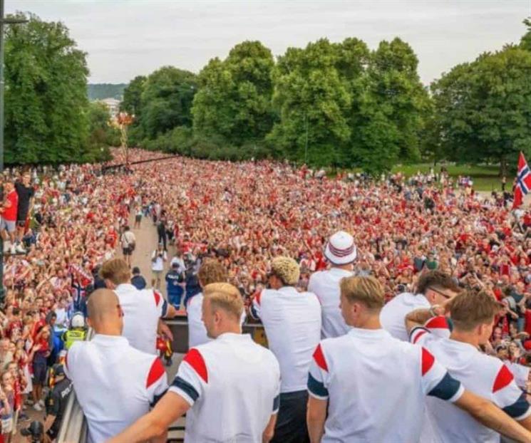 Calurosa recepción a Noruega Calurosa recepción a Noruega