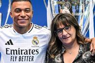 ¡El estrés que genera el futbol a la madre de Mbappé! ¡El estrés que genera el futbol a la madre de Mbappé!