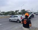 Resultan tres heridos en volcadura