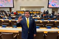Asiste Pedro Haces al Foro Parlamentario en la ONU