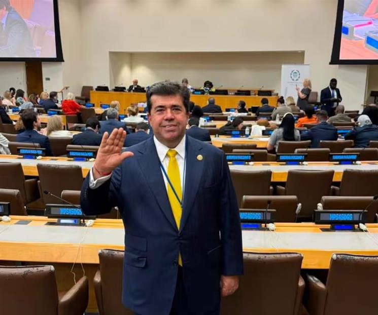 Asiste Pedro Haces al Foro Parlamentario en la ONU