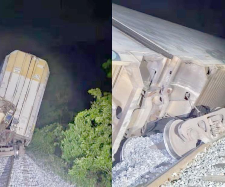 Reportan descarrilamiento del Tren Interoce&aacute;nico en Oaxaca