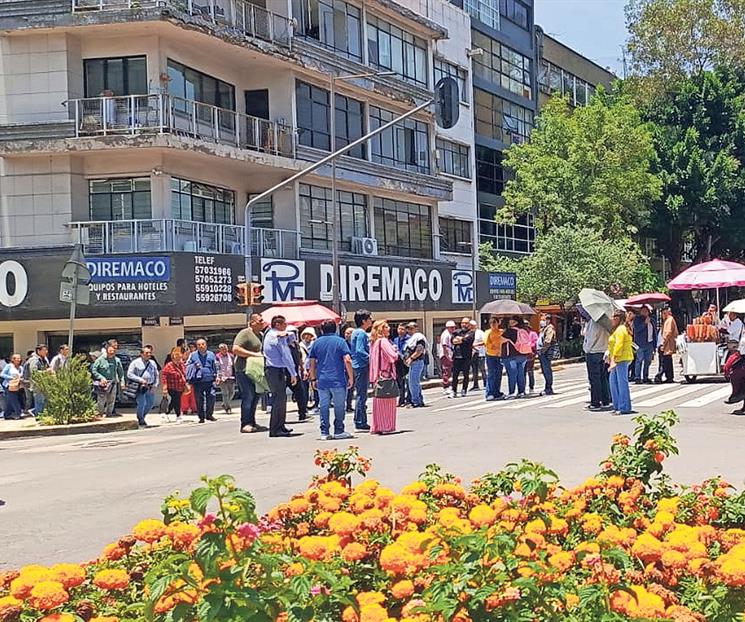 Trabajadores de Cultura rechazan cambio a edificio dañado por sismos Trabajadores de Cultura rechazan cambio a edificio dañado por sismos
