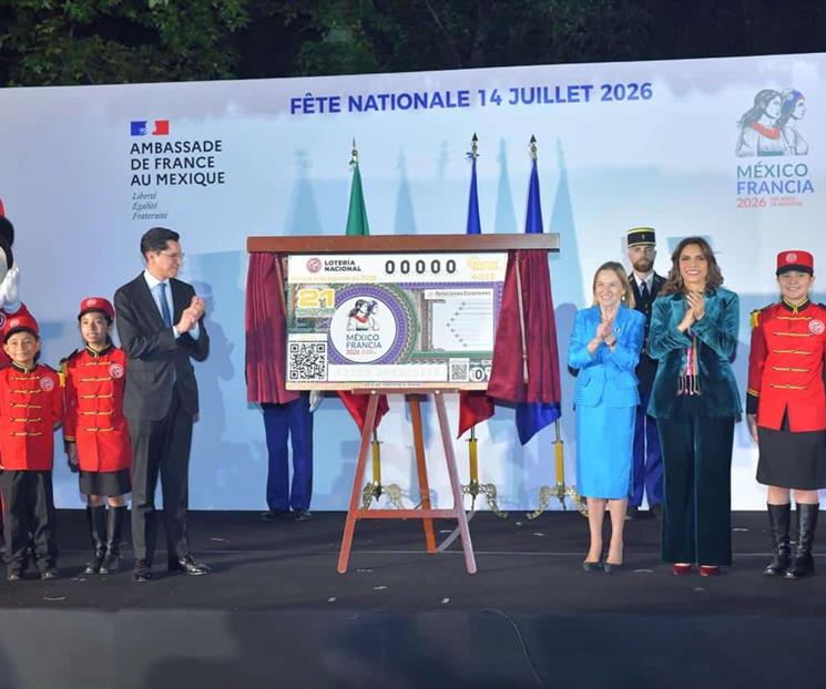 Loter&iacute;a Nacional presenta billete conmemorativo de M&eacute;xico y Francia