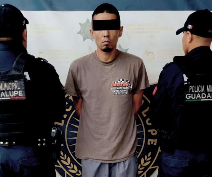 Capturan en Guadalupe a presunto responsable de cuatro robos