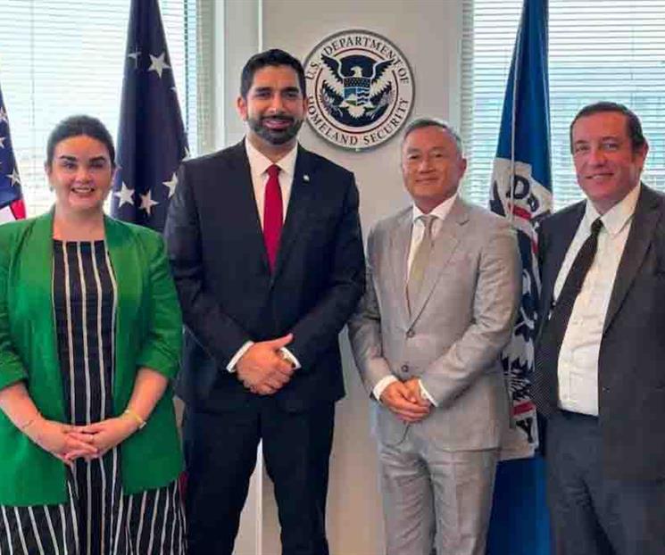 Embajador Lazzeri se re&uacute;ne con autoridades de ICE