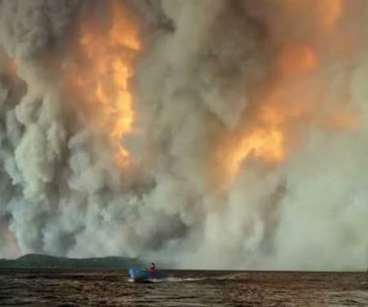 Afectan el aire de Estados Unidos los incendios en Canad&aacute;