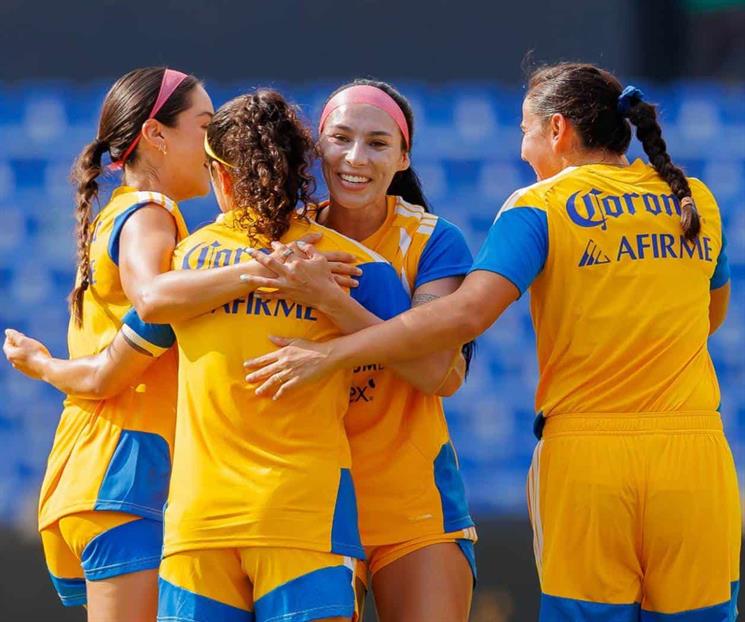 Golea Tigres Femenil en amistoso Golea Tigres Femenil en amistoso