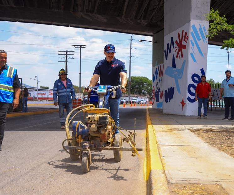Supervisa Adrián de la Garza obras de Complejo Rube Supervisa Adrián de la Garza obras de Complejo Rube