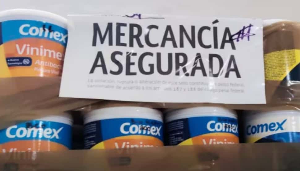 IMPI asegura botes de pintura por presunta venta indebida en Mérida IMPI asegura botes de pintura por presunta venta indebida en Mérida