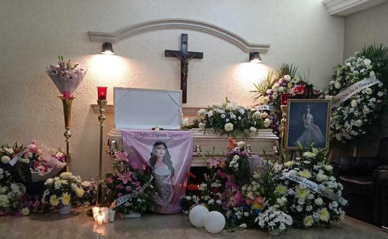 Con mariachi y globos blancos, despiden a Dafne Zapata en Tamaulipas Con mariachi y globos blancos, despiden a Dafne Zapata en Tamaulipas
