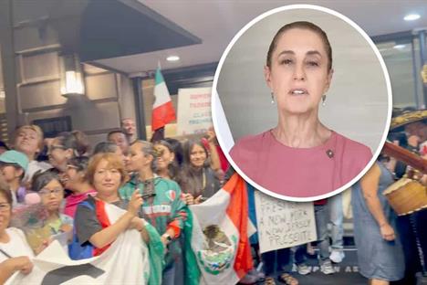 Aterriza Sheinbaum en Nueva York para Final del Mundial 2026 Aterriza Sheinbaum en Nueva York para Final del Mundial 2026