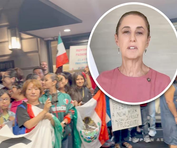 Aterriza Sheinbaum en Nueva York para Final del Mundial 2026 Aterriza Sheinbaum en Nueva York para Final del Mundial 2026