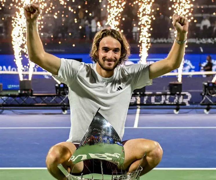 Acaba Tsitsipas sequía de 16 meses sin ganar un torneo Acaba Tsitsipas sequía de 16 meses sin ganar un torneo