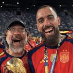 Celebran famosos el campeonato del mundo de Espa&ntilde;a