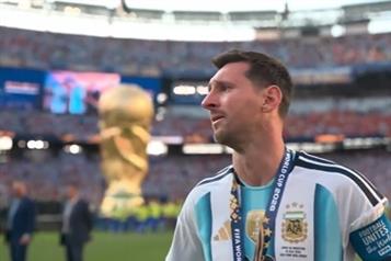 Termina Lionel Messi su historia en mundiales con l&aacute;grimas