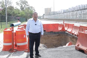 Afecta  a Escobedo fugas de aguas negras y obras inconclusas de AyD