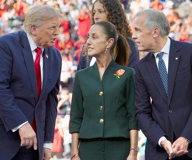 Destaca Sheinbaum diálogo con Trump durante final del Mundial Destaca Sheinbaum diálogo con Trump durante final del Mundial