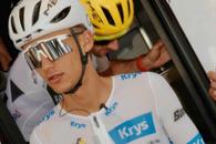Isaac del Toro mantiene el podio y el maillot blanco en Francia Isaac del Toro mantiene el podio y el maillot blanco en Francia
