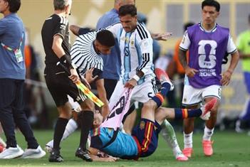 Investiga FIFA pleito al término de la final del Mundial Investiga FIFA pleito al término de la final del Mundial