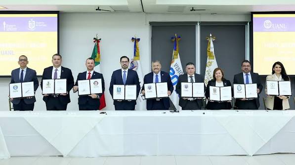 Firman convenio UANL y municipio de Santiago Firman convenio UANL y municipio de Santiago
