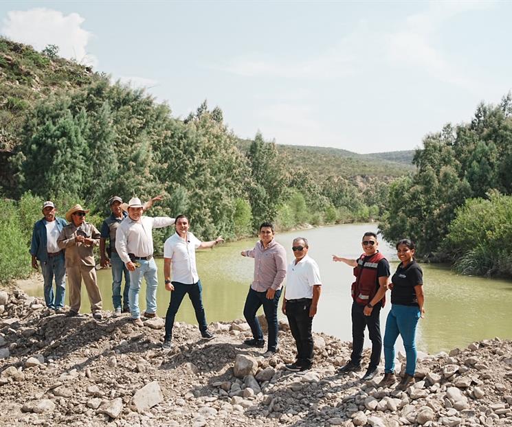 Entrega Manuel Guerra adecuaci&oacute;n de Presa Icamole