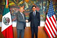 Se re&uacute;ne Canciller Velasco con embajador Johnson