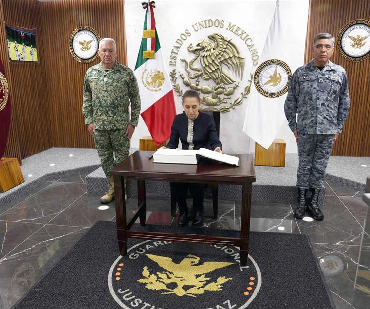 Visita Claudia Sheinbaum comandancia de la Guardia Nacional Visita Claudia Sheinbaum comandancia de la Guardia Nacional
